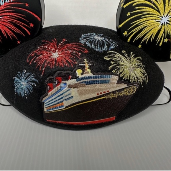 Disney Cruise Line Mouse Ears Embroidered & Beaded Fireworks, One size, Elastic main image 6
